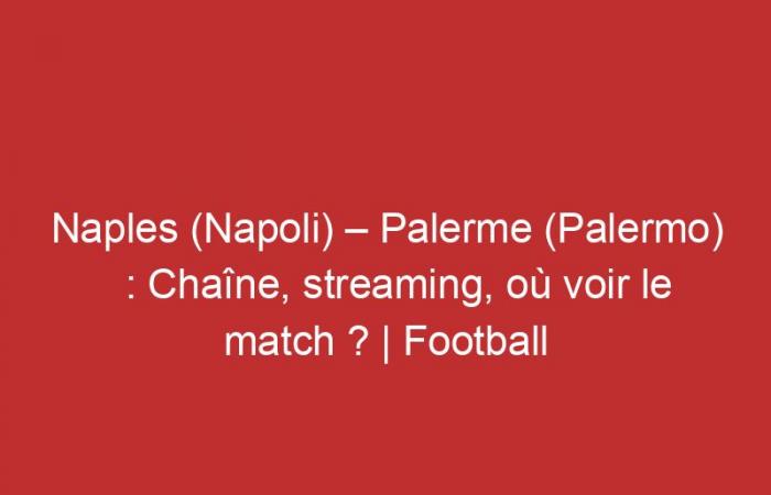 Naples (Napoli) – Palermo (Palermo): Channel, streaming, where to watch the match?