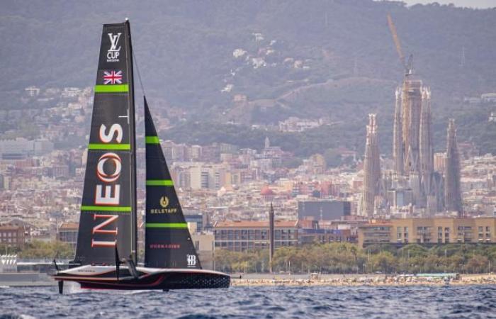 Luna Rossa and Ineos Britannia tied after first day of Louis Vuitton Cup final