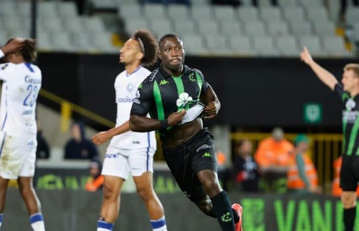 Invaller Kévin Denkey verlost Cercle Brugge met deugdoende zege tegen pover KAA Gent