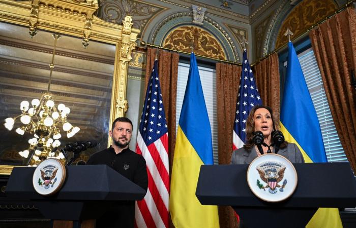 Zelensky meets Trump, the American presidential campaign in the background