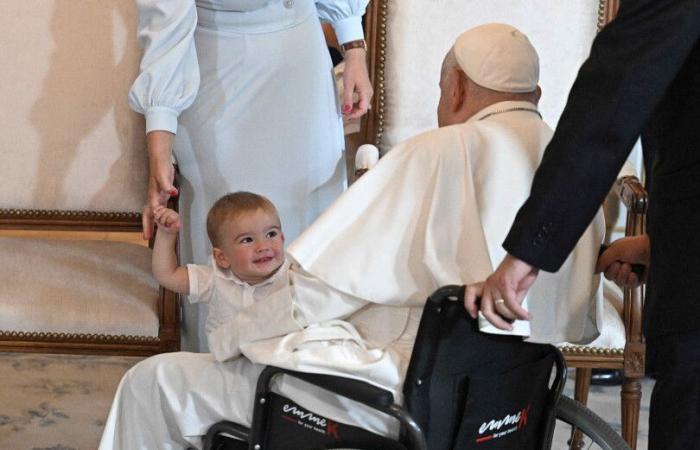 The Grand Ducal Family of Luxembourg united around Pope Francis