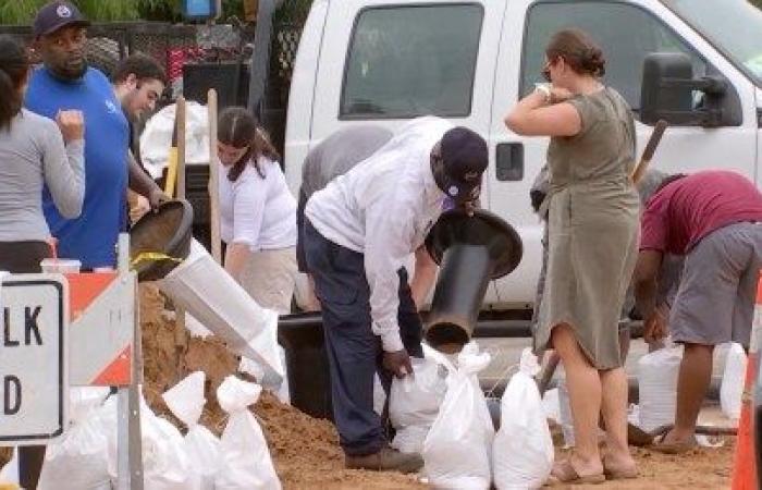 Videos show heavy wind and rain as Florida braces for Hurricane Helene