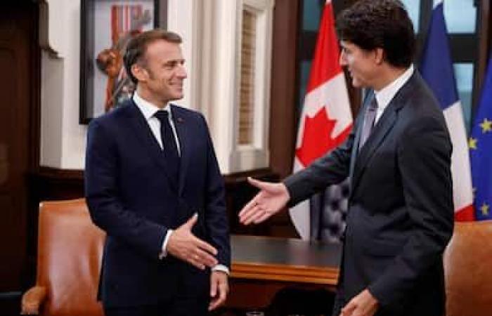 IN PICTURES | “We have an extremely aligned agenda”: ​​Justin Trudeau and Emmanuel Macron meet in Ottawa