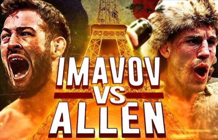 UFC Paris – Nassourdine Imavov vs Brendan Allen (TV/Streaming) – Which channel to watch the MMA evening on?