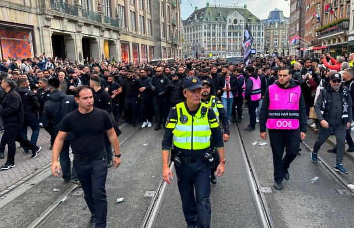 Now, there is more to the story: we see Besiktas fans at the Arena