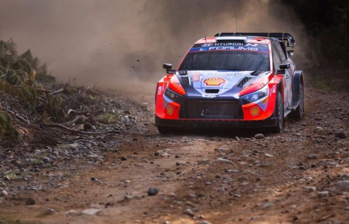 Tänak takes the lead ahead of Evans in Chile, Fourmaux penalized but fast