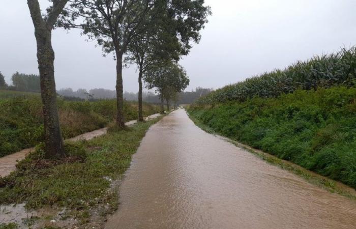 VIDEO – Roads flooded in Pas-de-Calais following heavy rains