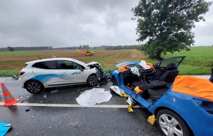 a woman seriously injured on the road in Seine-Maritime