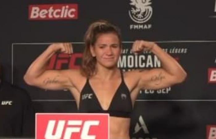 pale face, trembling legs… Ailin Pérez’s scary (and failed) weigh-in