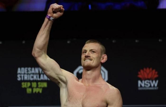 Kevin Jousset displays his ambitions for UFC Paris 3