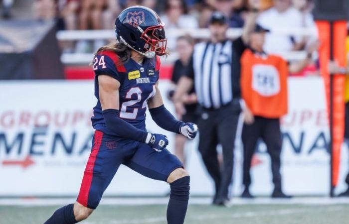 Alouettes: Marc-Antoine Dequoy back in action against the Argonauts