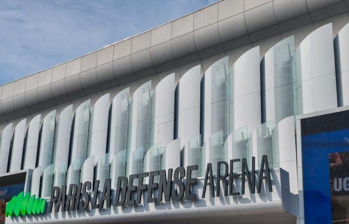 Ateez in concert at Paris La Défense Arena in February 2025