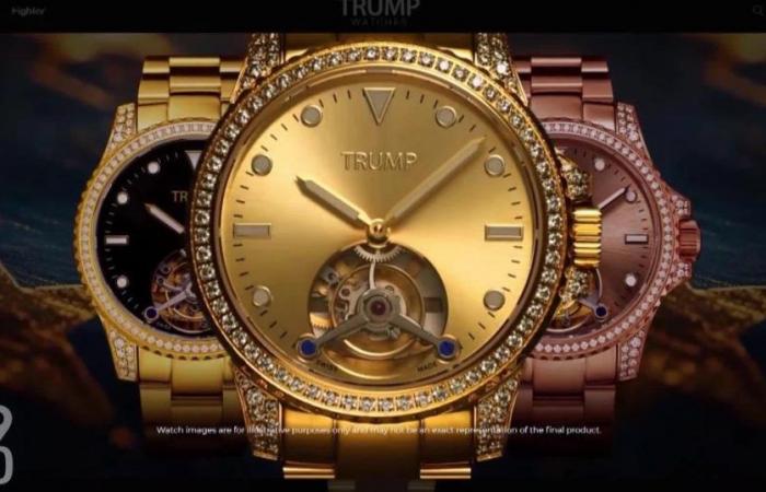 Donald Trump sells a new watch which houses a mechanism from La Chaux-de-Fonds – rts.ch