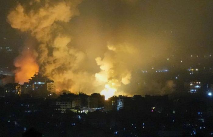 the Israeli army continues its bombings on the southern suburbs of Beirut, stronghold of Hezbollah, at least six people have been killed