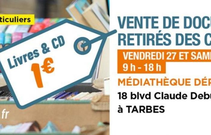 10,000 books and CDs on sale for €1 on September 27 and 28 – LOURDES-ACTU