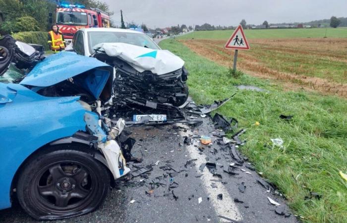 a woman seriously injured on the road in Seine-Maritime