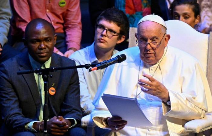 Ecology, women, studies…. Pope Francis with students from Louvain