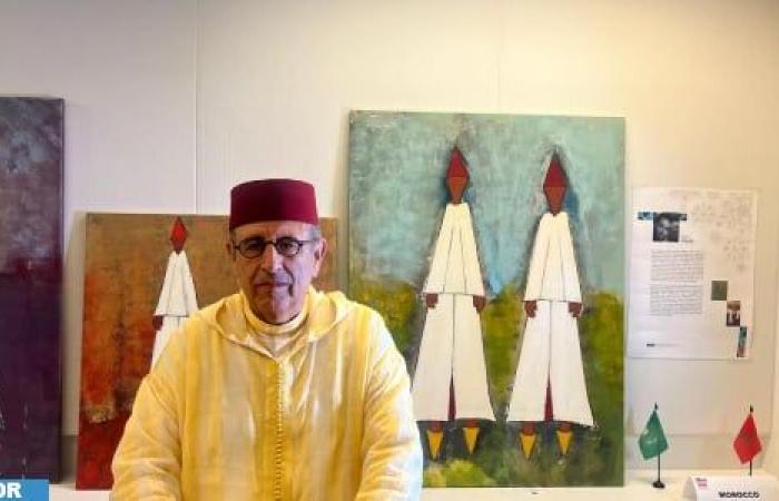 Arts Night in Washington: the Moroccan embassy highlights works by artist Aziz Kibari