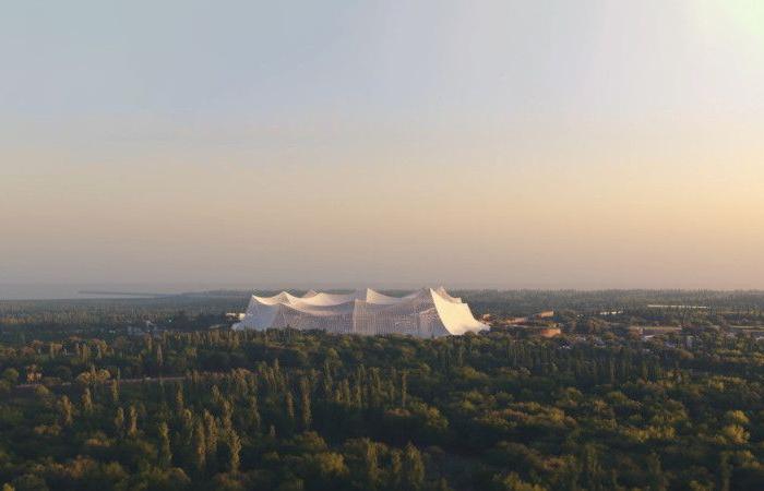 Casablanca, Stade Hassan II, par Oualalou+Choi et Populous