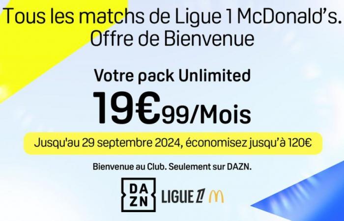 Monaco – Montpellier: this DAZN good deal to see the match and Ligue 1 at half price will expire