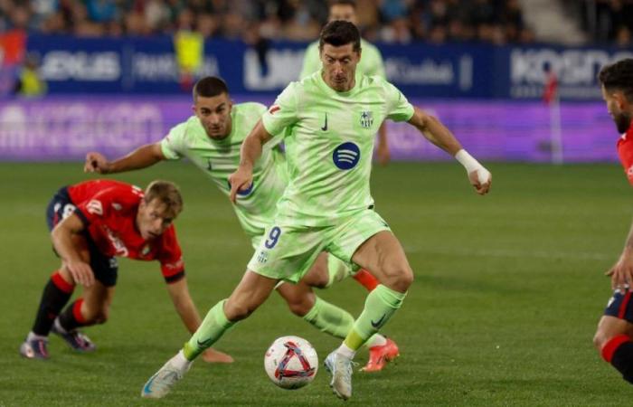 Barça explodes at Osasuna and concedes its first defeat