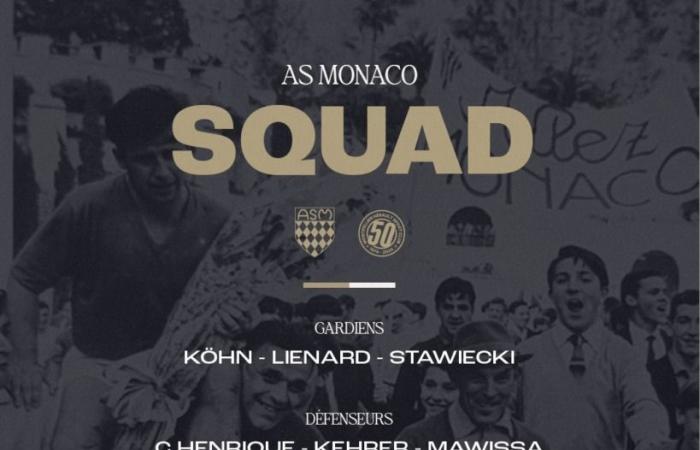 The AS Monaco group for the Centenary match