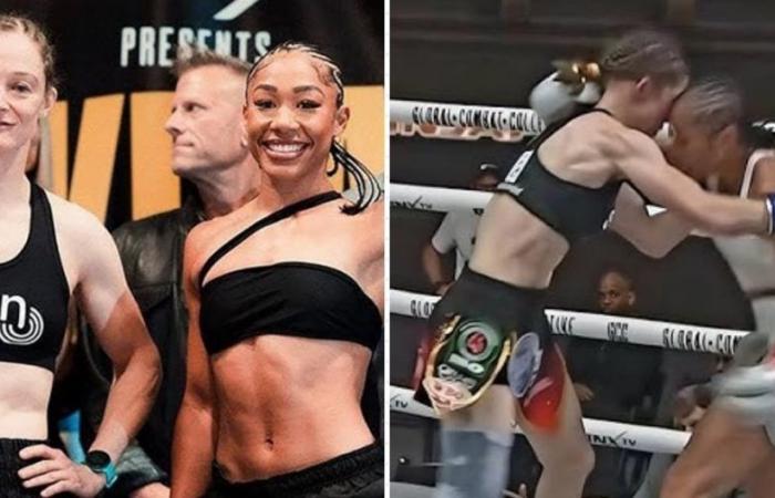 Headbutt drama on Alycia Baumgardner’s return to the ring