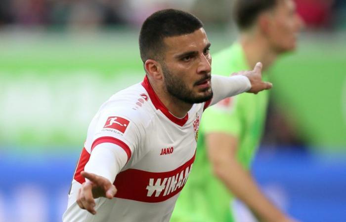 90.+7! VfB Stuttgart defies being sent off at VfL Wolfsburg and shows morale