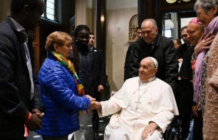 Ecology, women, studies…. Pope Francis with students from Louvain