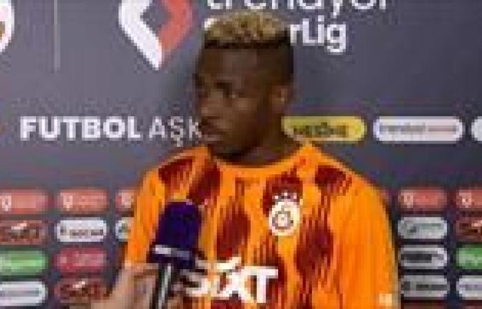 Injury statement from Osimhen I felt uncomfortable and | beIN SPORTS Türkiye