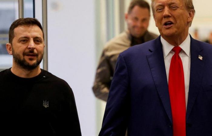 facing Zelensky, Trump promises to “resolve” the conflict