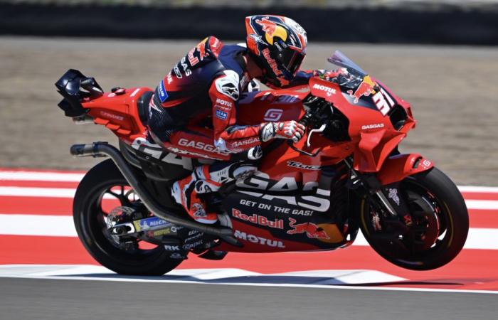 MotoGP, Indonesia J1, Pedro Acosta (GASGAS/8): after a fall, the rookie bounces back and scores a top 10