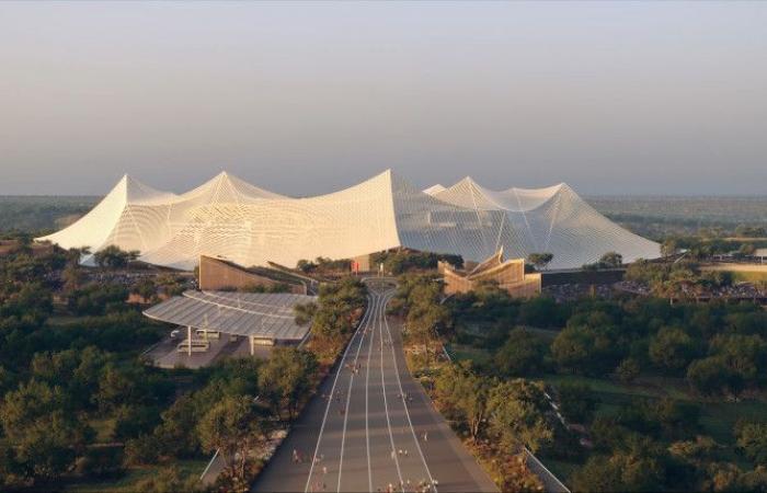 Casablanca, Stade Hassan II, par Oualalou+Choi et Populous