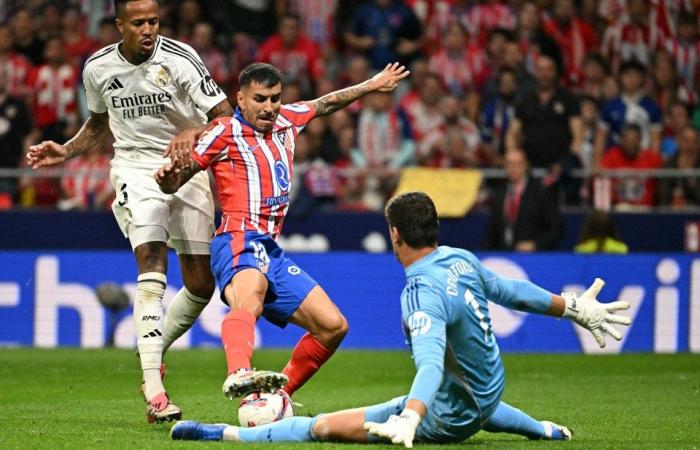 Atletico Madrid vs Real Madrid suspended for 15 minutes after objects thrown at Thibaut Courtois