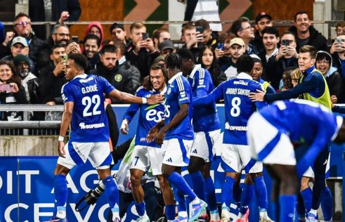 Strasbourg brings down OM for the first time this season