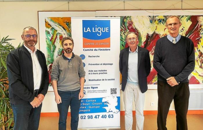 In Brest, Alain Morhan hands over to Mathieu Guri as director of the Finistère committee of the League against Cancer