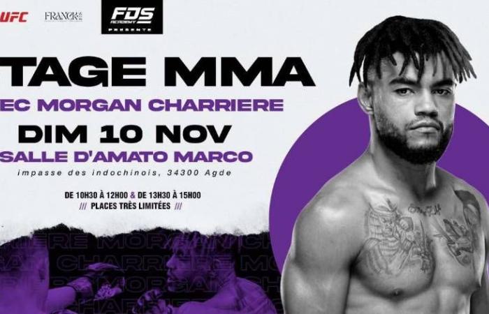 Agde – Exceptional MMA training with Morgan Charrière on November 10