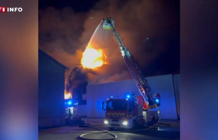 “I heard a boom”: in the middle of the night, a gigantic fire devastates a factory in Doubs