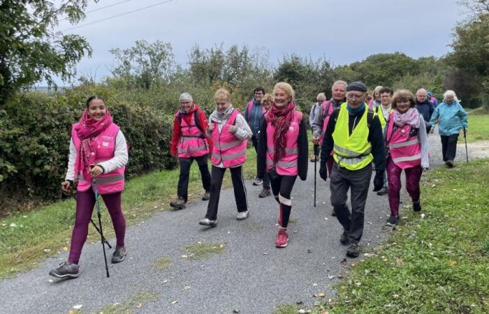 Sophie Auconie leaves for 272 km of Pink Walk against breast cancer