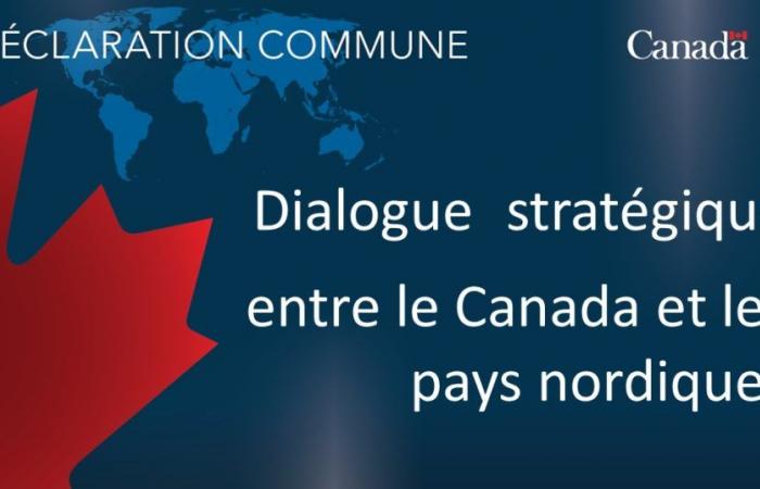 Joint statement following the Strategic Dialogue between Canada, the Kingdom of Denmark, Finland, Iceland, Norway and Sweden