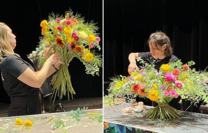 Two candidates from Tours for the French Florists’ Cup, in Tours