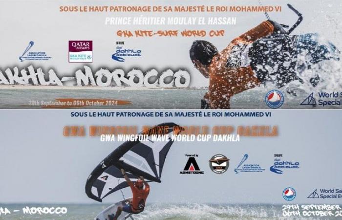 Dakhla hosts the 14th Kitesurf World Cup and the 3rd Wingfoil World Cup