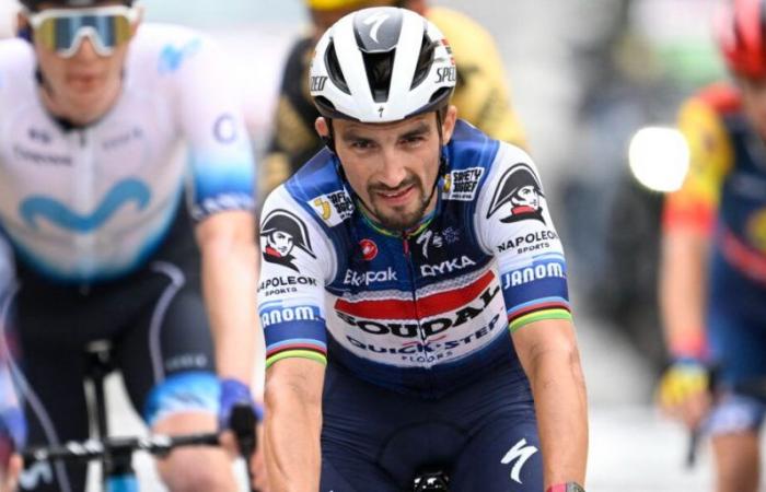 Julian Alaphilippe: violent fall during the cycling world championships, the rider forced to abandon