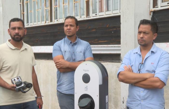 locally trained electricians to install charging stations in Reunion