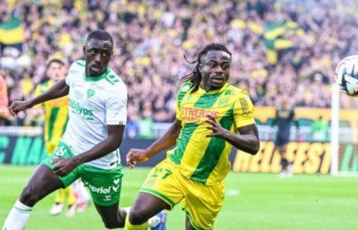 Saint-Etienne imposes a draw in Nantes