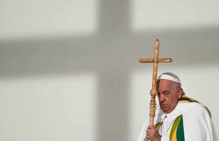 The Pope leaves Belgium after a mass in front of 35,000 faithful