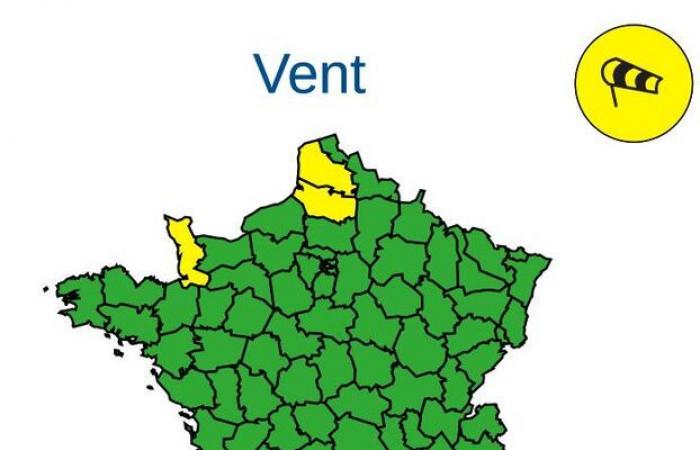 Gale this Monday afternoon along the Channel and in the north of France