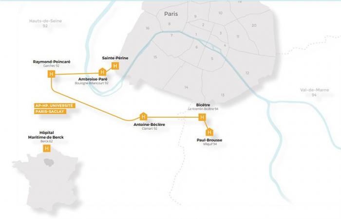 The seven hospitals of the GHU AP-HP. Paris-Saclay University certified by the High Authority of Health