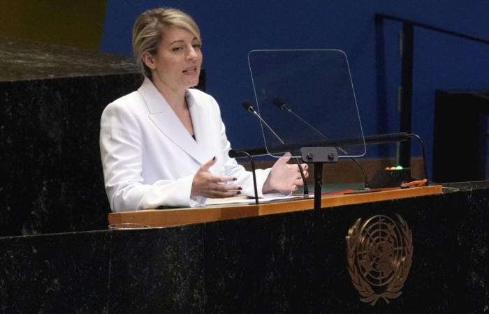 Mélanie Joly targets political polarization in UN speech