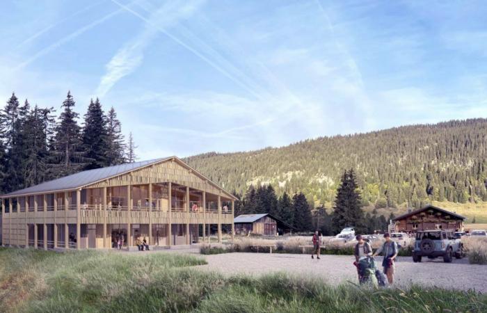 Haute-Savoie. A reception building will be built on the Glières plateau